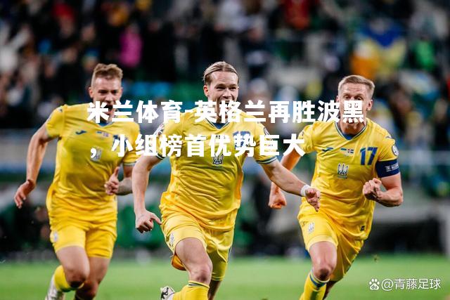 英格兰再胜波黑，小组榜首优势巨大