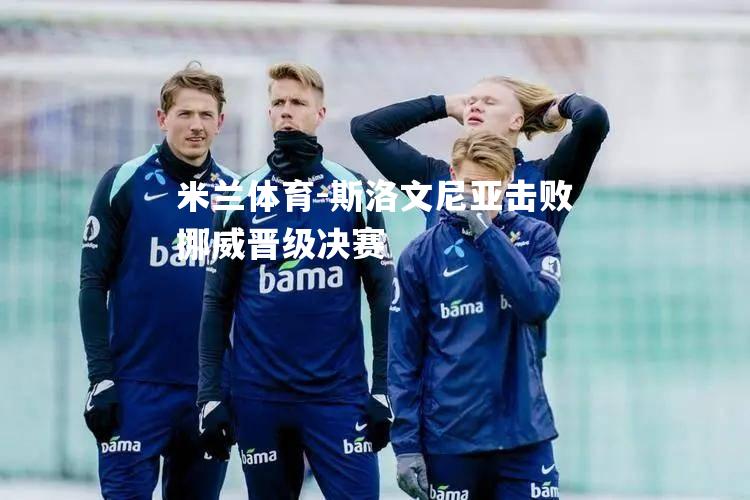 米兰体育-斯洛文尼亚击败挪威晋级决赛